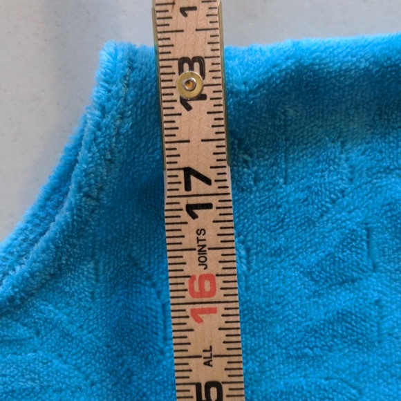 Whispers Size S Sleeveless Zip Front House Coat Robe Coverup w/Pockets - Picture 12 of 13